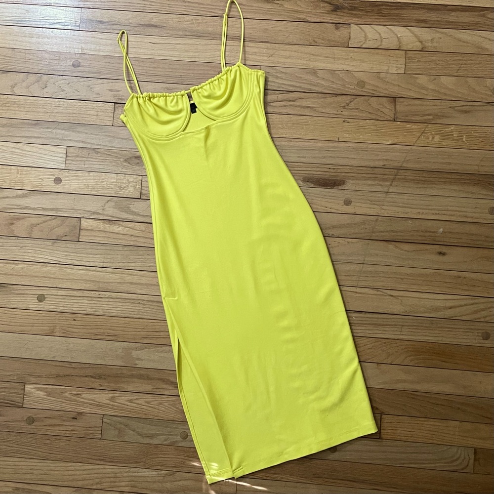Hours Yellow Cocktail Dress